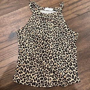 Cheetah tank top